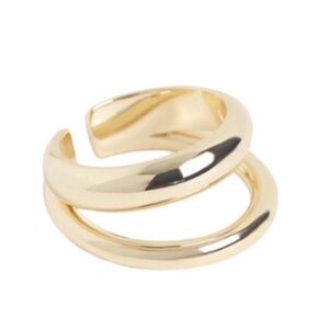 Loren Stewart x Curateur Deux Ring Size 7 14K Gold Plated NWT